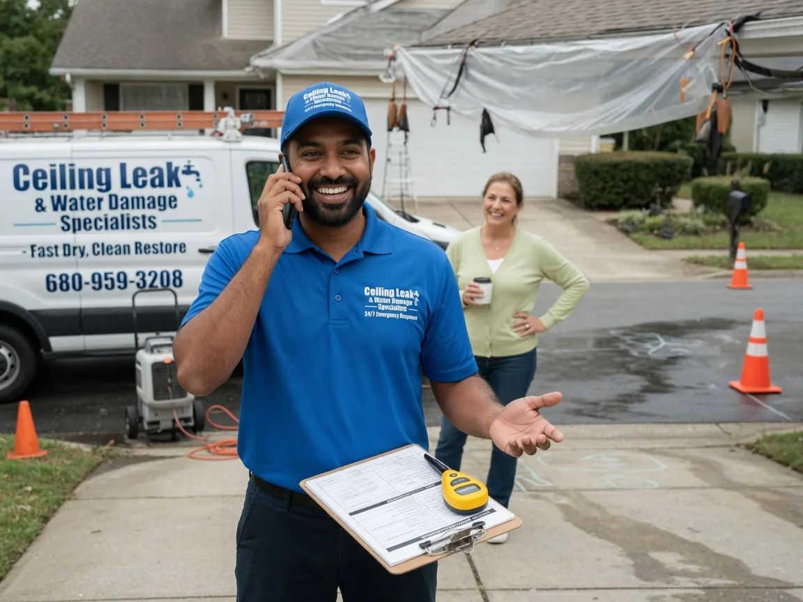 Ceiling Leak Cleanup Blanket, TX FAQs